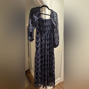 Moon river square neck maxi dress size medium - EUC worn once